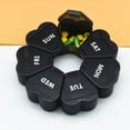 thumbnail image 4 of Pill Container Dust-proof Sealed Well Portable Weekly Tablet Vitamin Pill Box for Travel, 4 of 7