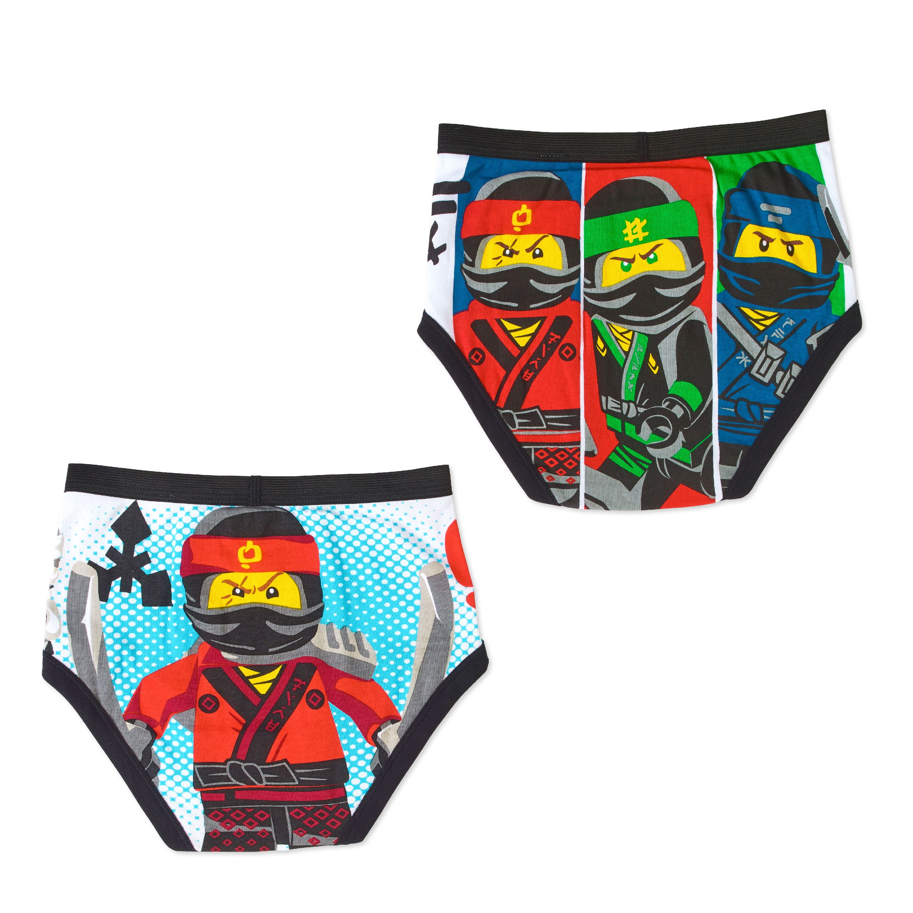 LEGO Boys 5-Pack Ninjago Brief Underwear