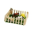thumbnail image 2 of Juguete Educativo de caballos perfecl con Valla y accesorios para casa de muñecas, 2 of 8