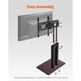 thumbnail image 6 of VEVOR Universal TV Stand, Table Top TV Stand for 32-70 inch Screens, Swivel and Height Adjustable TV Mount Stand Holds up to 99 lbs with Power Strip, for Living Room, Bedroom, MAX VESA 600 x 400 mm, 6 of 9