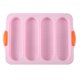 thumbnail image 2 of HWRETIE Herramientas de cocina Molde de silicona para pasteles con 4 ranuras Molde antiadherente para hornear pan francés Herramienta para hornear en horno de cocina para pan casero, 2 of 3