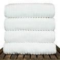 thumbnail image 2 of BC BARE COTTON Luxury Hotel & Spa 100% Natural Turkish Cotton Ribbed Channel Pattern Bath Towel (Set of 4), Moss, 2 of 7