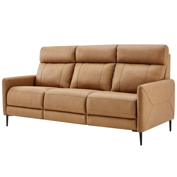 Sofa, Leather, Tan, Modern Contemporary Urban Design, Living Lounge Room Hotel Lobby Hospitality