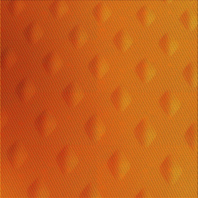 Ahgly Company Tapis de Zone Carré Transitionnel Néon Orange Lavable en Machine, 5 Pieds Carré