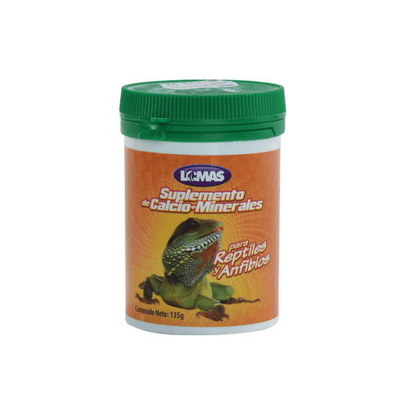 SUPLEMENTO DE CALCIO C/MINERALES P/REPTILES 135 G Lomas 135 G