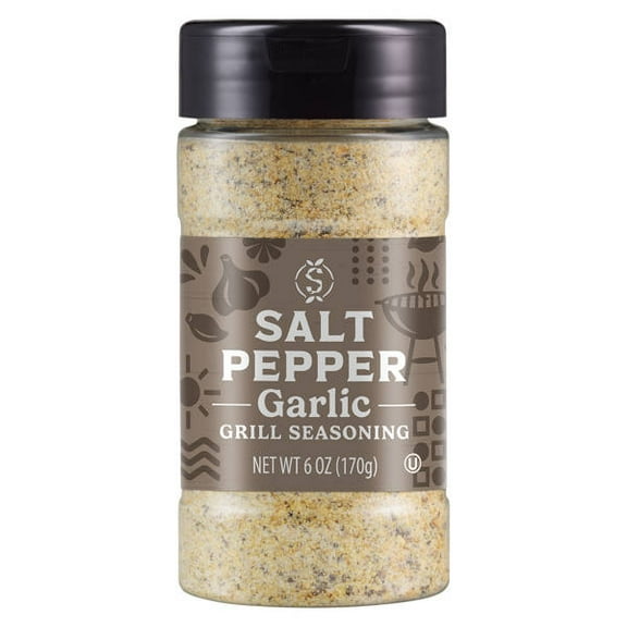 Stonemill Salt, Pepper, & Garlic Grill Seasoning, 6 oz