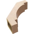 thumbnail image 6 of Ekena Millwork 5"W x 16"D x 16"H Merced Rough Cedar Woodgrain TimberThane Knee Brace, Primed, 6 of 6