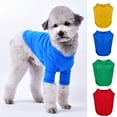 thumbnail image 2 of Fashionable Solid Color Pet Base Shirt Comfortable Small Medium Dog Puppy Clothes, Essential Pet Supplies, 2 of 8