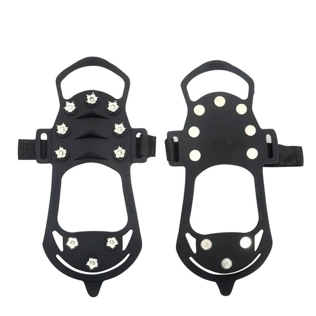 Agiferg Outdoor 10-tooth Crampons Snow Non-slip Shoe Cover Ice And Snow Wear-resistant Snow Shoe Spikes
