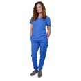 thumbnail image 1 of GT Performance Ensemble de Sarrau Jogger à Encolure en V pour Femmes 4FLEX, Résistant aux Plis, Bleu Marine, 1 of 2