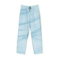 thumbnail image 4 of Fotbe Blue Marble Men's Pajama Pants,Sleepwear Pants,Pj Bottoms Drawstring And Pockets-Small, 4 of 9