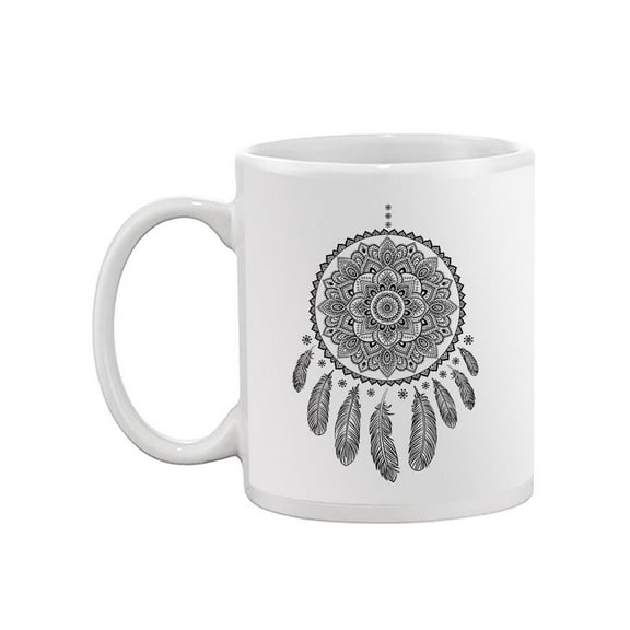 Mandala Design Dream Catcher Mug  -Image by Shutterstock,