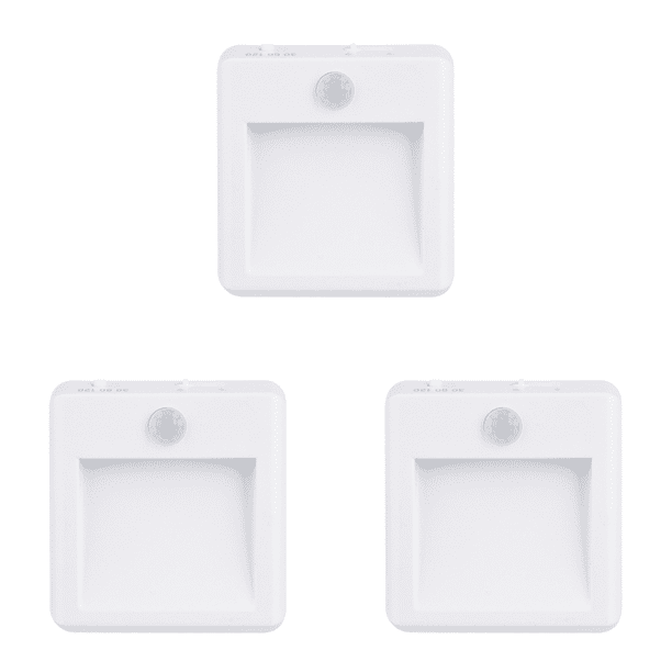Sensor LED Enchufable Nocturna Cálido Regulable Anochecer A (EE. UU.) Blanco