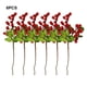 thumbnail image 5 of Tallos artificiales de frutas rojas Naiovety 6 piezas para decoración navideña, 5 of 6