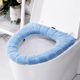 thumbnail image 4 of 5 piezas de fundas para asiento de inodoro más gruesas y suaves, con fibras elásticas más cálidas, de fácil instalación, acolchadas, lavables y cómodas, 4 of 5