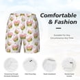 thumbnail image 5 of Lsque Mens Swim Trunks Avocado Lovers Pattern - Bathing Suit Compression Liner - Beach Swim Shorts Swimwear - (S-3XL) - Stretch Quick Dry -Small, 5 of 9