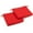 Red, variant on 20-inch by 19-inch Twill Chair Cushion (Set of Two)