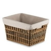 Wood Slice Basket W/ Liner - Lg
