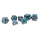 thumbnail image 5 of Juego De Da De Acrílico 7Die, Da De Numeración De Colores Dobles (D4 / D6 / D8 / D10 / D12 / D20) Para Dungeons \u0026 Dragons RPG TRPG Plata verde Sunnimix Dados poliédricos, 5 of 8