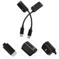 thumbnail image 2 of 1 Set 2pcs Tipo-C a adaptadores de 3,5 mm Adaptadores de auriculares 2 en 1 convertidores, 2 of 5