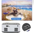 thumbnail image 4 of Proyector HD 1080P Mini WiFi Inteligente Portátil con Control Remoto y Soporte para Teléfono y Compu, 4 of 9