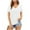 White, variant on SHITINN Womens Blouses Women's V Neck Short Sleeved Solid Color Top T Shirt Cute Short Sleeve Tops for Women Trendy Tops for Women 2025