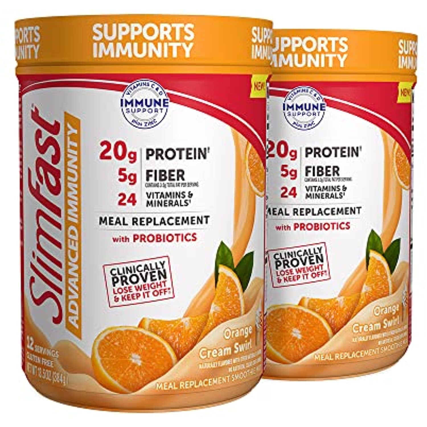 Slimfast Advanced Immunity High Protein Meal Replacement Smoothie Mix