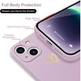 thumbnail image 3 of for iPhone 14 Plus Case Cute Slim Shockproof Phone Case with Wireless Charging Support and Protection, Purple, 3 of 14