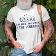 thumbnail image 3 of Geepa Grandpa Gift Geepa The Man The Myth The Legend V2 Unisex Jersey Crewneck Tshirt, 3 of 6