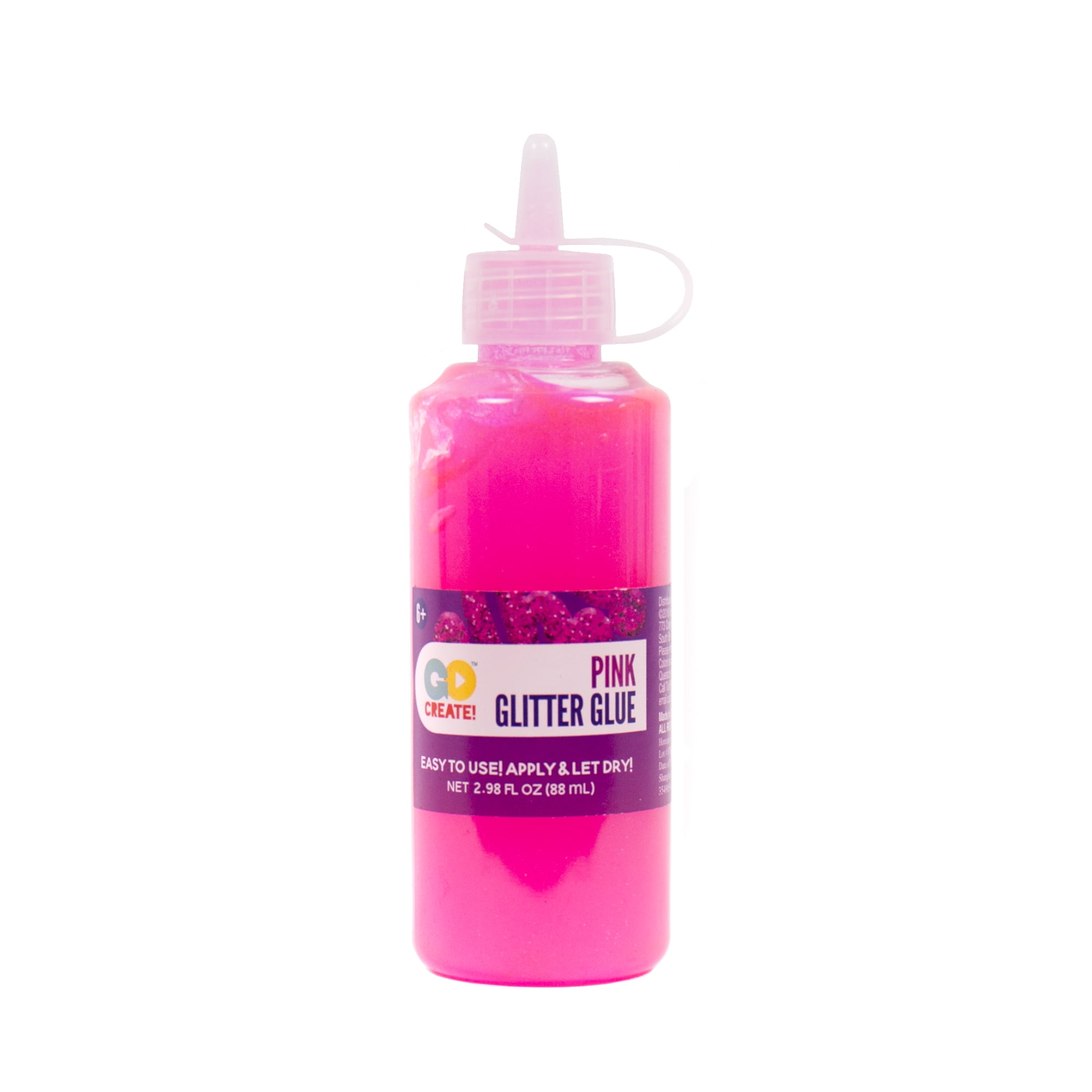 Go Create 2.98 Ounce Light Pink Glitter Glue, 1 Each