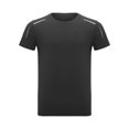 thumbnail image 3 of Sngxgn Crewneck Tee Shirt Summer Casual Tshirt Man Round Neck Short Sleeved(Black,XXXL), 3 of 4
