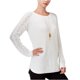 thumbnail image 2 of Suéter de punto maison Jules para mujer blanco XXL, 2 of 2