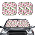 thumbnail image 2 of Yiaed Rose Flowers Print Car Front Windshield Sun Shade,Foldable Anti-UV Car Sunshade for Front Window for Most Vehicles-Small, 2 of 5