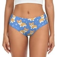 thumbnail image 1 of Fotbe Kawaii Corgi Calzones Estampados para Mujer – Ropa Interior de Algodón, Cómoda, Suave y Elástica-X-Small, 1 of 6