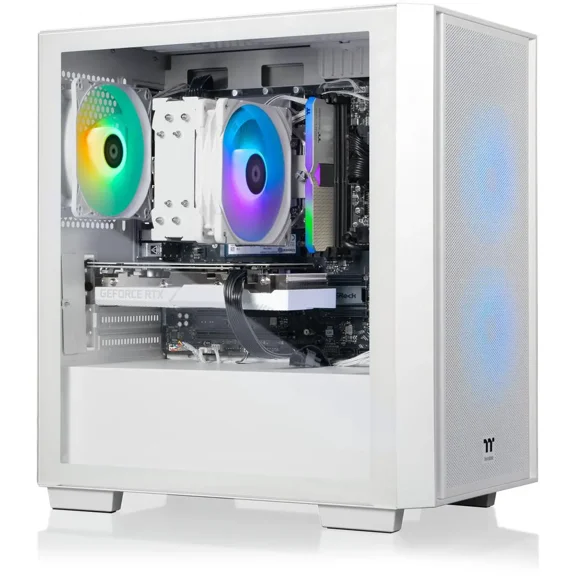 Thermaltake LCGS NE u2560S-H16 Gaming Desktop (Intel Core Ultra 5 250KF Plus, ToughRam 16GB DDR5 6000MT/s RGB Memory, NVIDIA GeForce RTX 5060, 1TB NVMe M.2, Wifi, Windows 11) N16S-B860-560-LCS