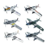 Metal Airplane Model Kit Blue Stealth Bombers and Fighter Planes Pull Back Aircraft Real Jet Sound Plane Models Toys for Boys, Girls and Adults
