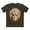 Army, variant on Carnival Mask Graphic T-Shirt Unisex 100 Cotton With Antique Gold Art Design Tee 10