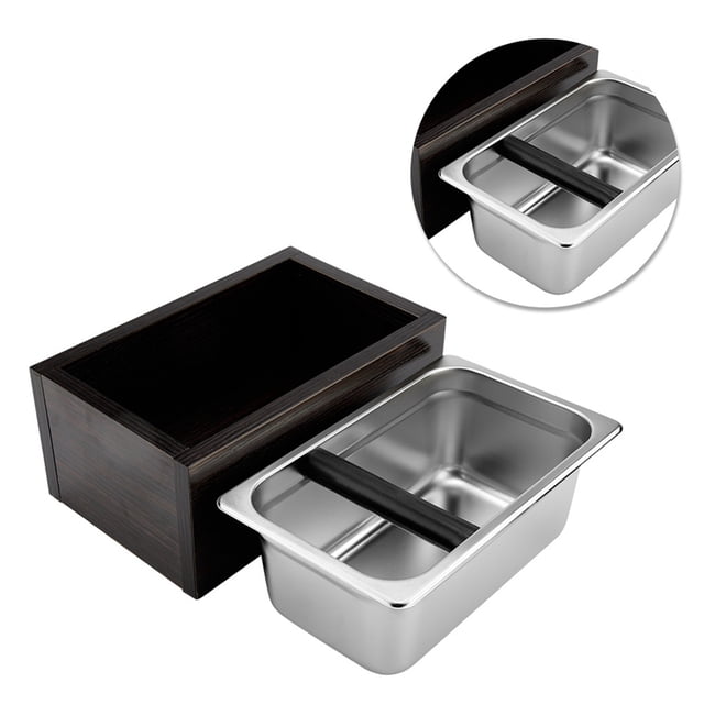 Coffats Grounds Bucket, Apox. 27.6x12.1x17.5 cm / 10.9x4.8x6.9 Pulgadas de contenedor Para Café Libre de Desechos de Café Con Para Para para USAR EN, TIENDA DE LECHE