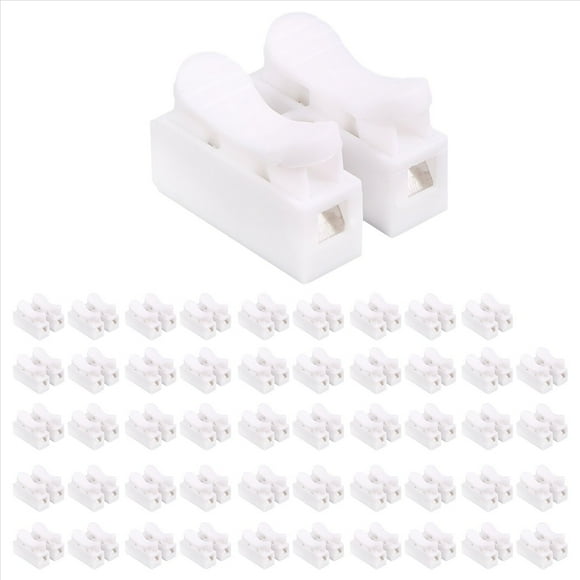 50Pcs Conector Rápido Del Cable de La Ch2 Para Luz Tira Led