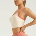 thumbnail image 6 of fatyb Women's Sports Bras Criss-Cross Back Padded Workout Yoga Bras Womens Seamless Cropped Tank Tops, 6 of 6
