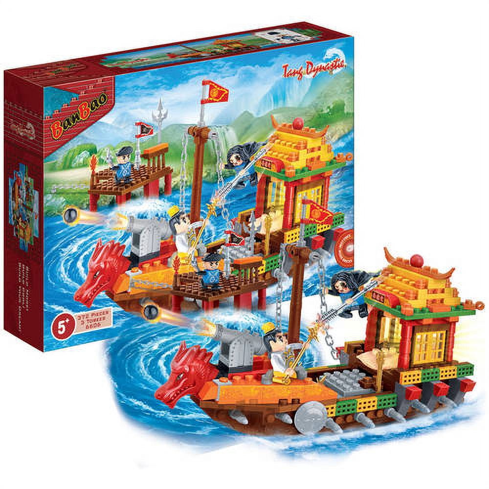 BanBao Tang Dynastie Dragon Boat Playset