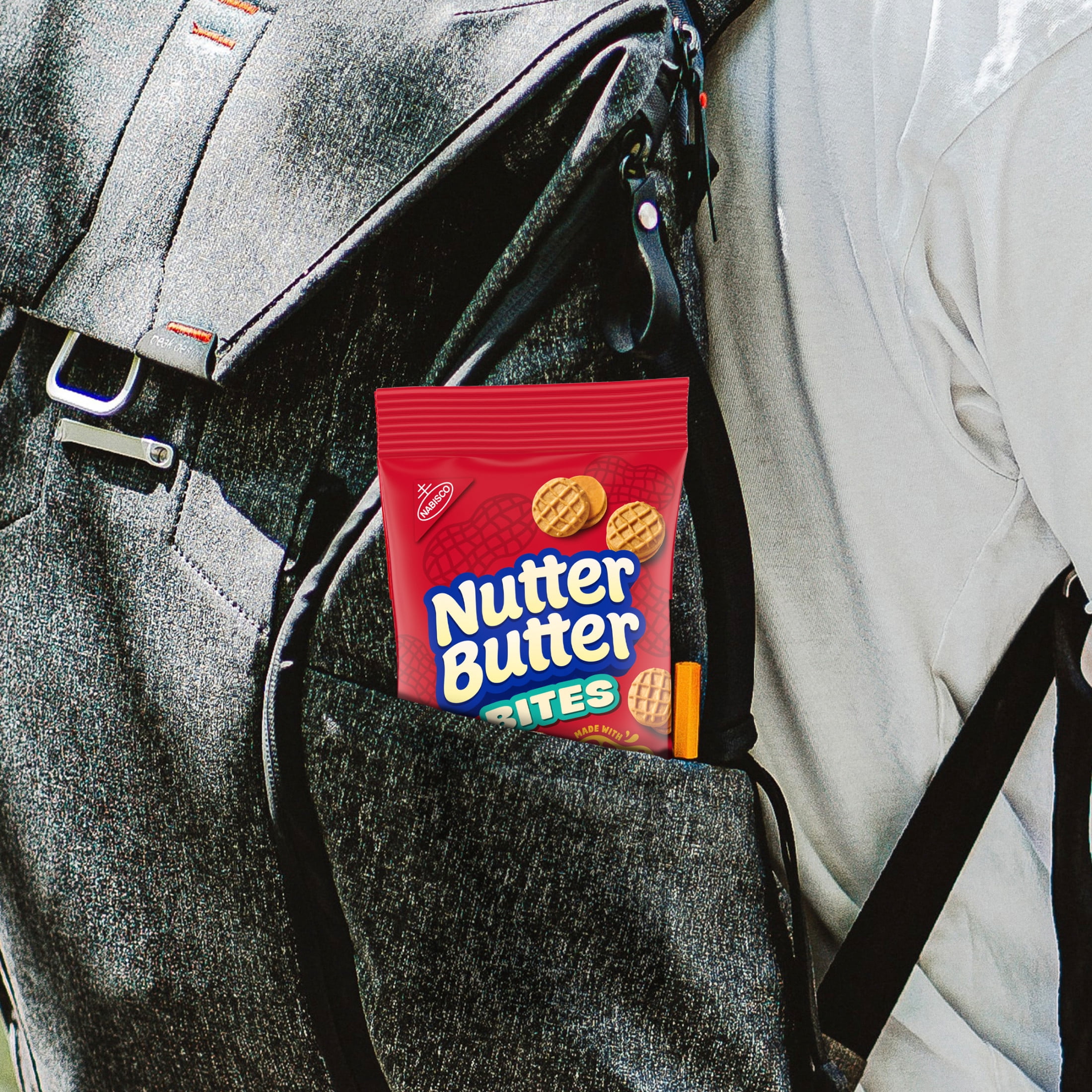 Nutter Butter Bites Peanut Butter Sandwich Cookies, 3 oz