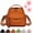 Orange, variant on Veluna Shoulder Bag,Pommess Crossbody Bag,Veluna Aurelia Bag,Lightweight Large Capacity Zipper Handbag