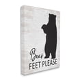 thumbnail image 3 of Stupell Industries Bear Feet Remove Shoes Cabin Entrance Sign Graphic Art Gallery Wrapped Canvas Print Wall Art, Design by Lettered and Lined, 3 of 5