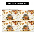 thumbnail image 7 of Fall Table Runner, Pumpkin Pickup Truck Buffalo Plaid Dining Decoration, 13x72 inch, Polyester, 7 of 7