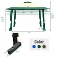 thumbnail image 6 of Patiojoy 13'x13'Folding Gazebo Canopy Patio Outdoor Tent Party Shade Shelter Green, 6 of 10
