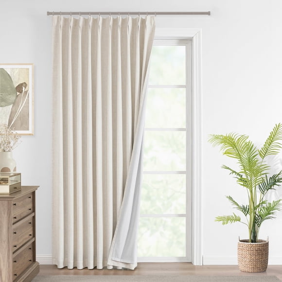 Cortinas Vision Home de lino natural plisado y opaco