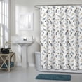 thumbnail image 1 of Hometrends Light Weight Decorative Fabric Shower Curtain, Assorted Designs, 1 of 5