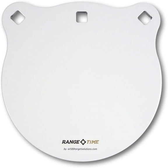 RANGETIME Targets- Quality 8x1/2 Inch AR500 Steel Target- Laser Cut Powder Coated Made in USA