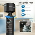 thumbnail image 3 of Waterdrop 10UA Under Sink Water Filter System, 8K Gallons High Chlorine Reduction Water Filtration System,Bad Taste & Odor, Under Counter Direct Connect to Kitchen Faucet, 3 of 8